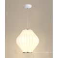 2020 modern white fabric shade Chinese lantern indoor hanging pendant lamps
